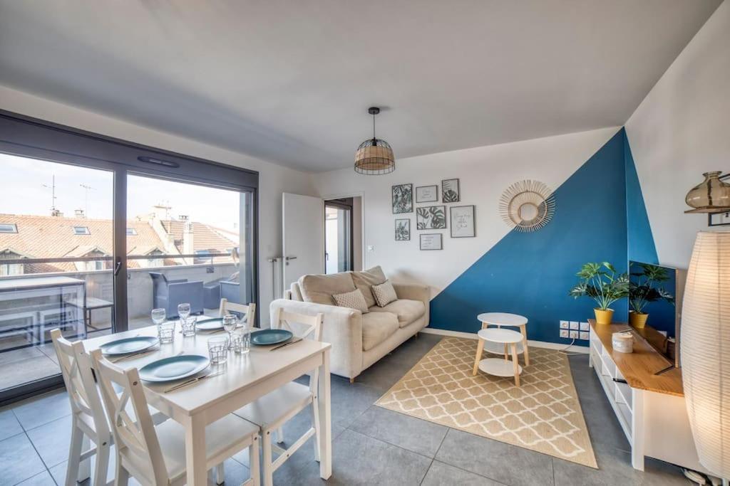 Modern'Blue - Gare Annemasse A 3Min-Geneve Acces Direct Apartment Exterior photo